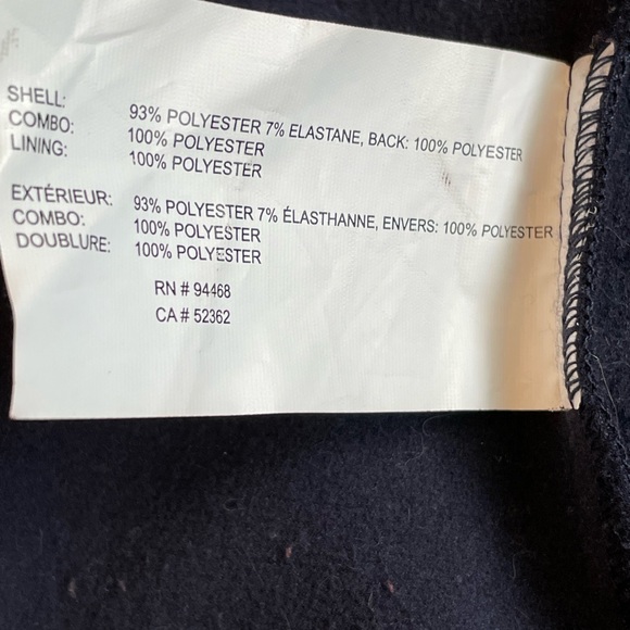 Nautica Water Resistant Soft Shell Women’s Navy Blue Jacket. Size  Small - Picture 11 of 15